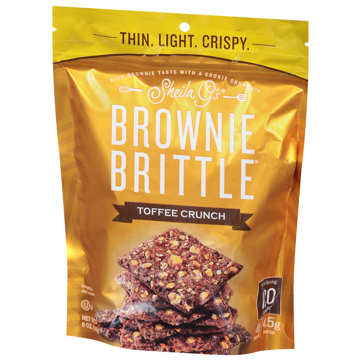 slide 4 of 9, Sheila G's Brownie Brittle, Toffee Crunch, 5 oz