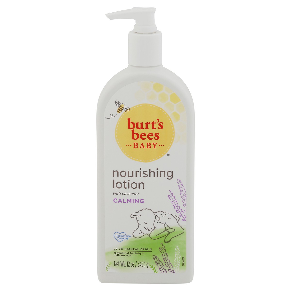 slide 2 of 10, Burt's Bees Baby™ Nourishing Lotion with Lavender, Calming Baby Lotion, Pediatrician Tested, 99.0% Natural Origin, 12 Ounces, 12 oz