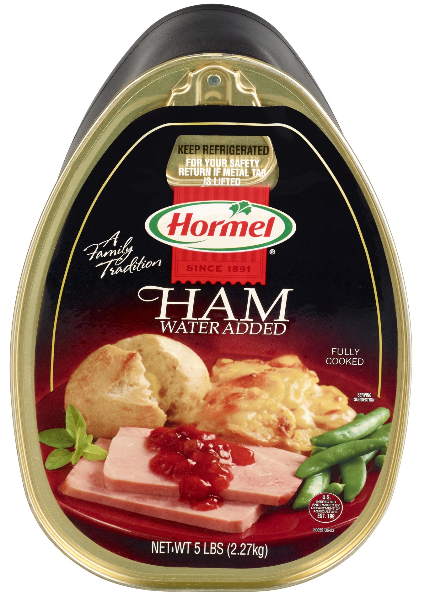 slide 1 of 8, HORMEL BLACK LABEL HORMEL Canned Ham 5 lb., 5 lb