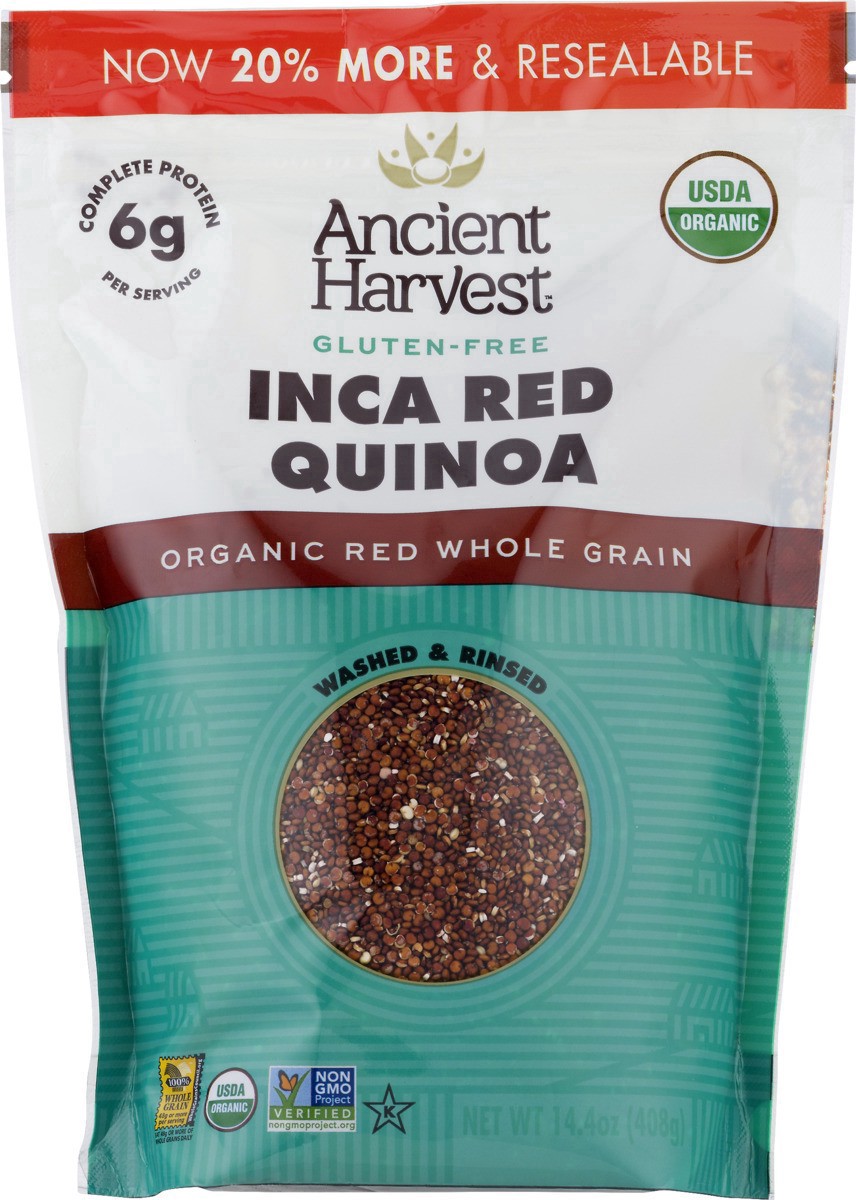 slide 15 of 16, Ancient Harvest Inca Red Quinoa 14.4 oz, 12 oz