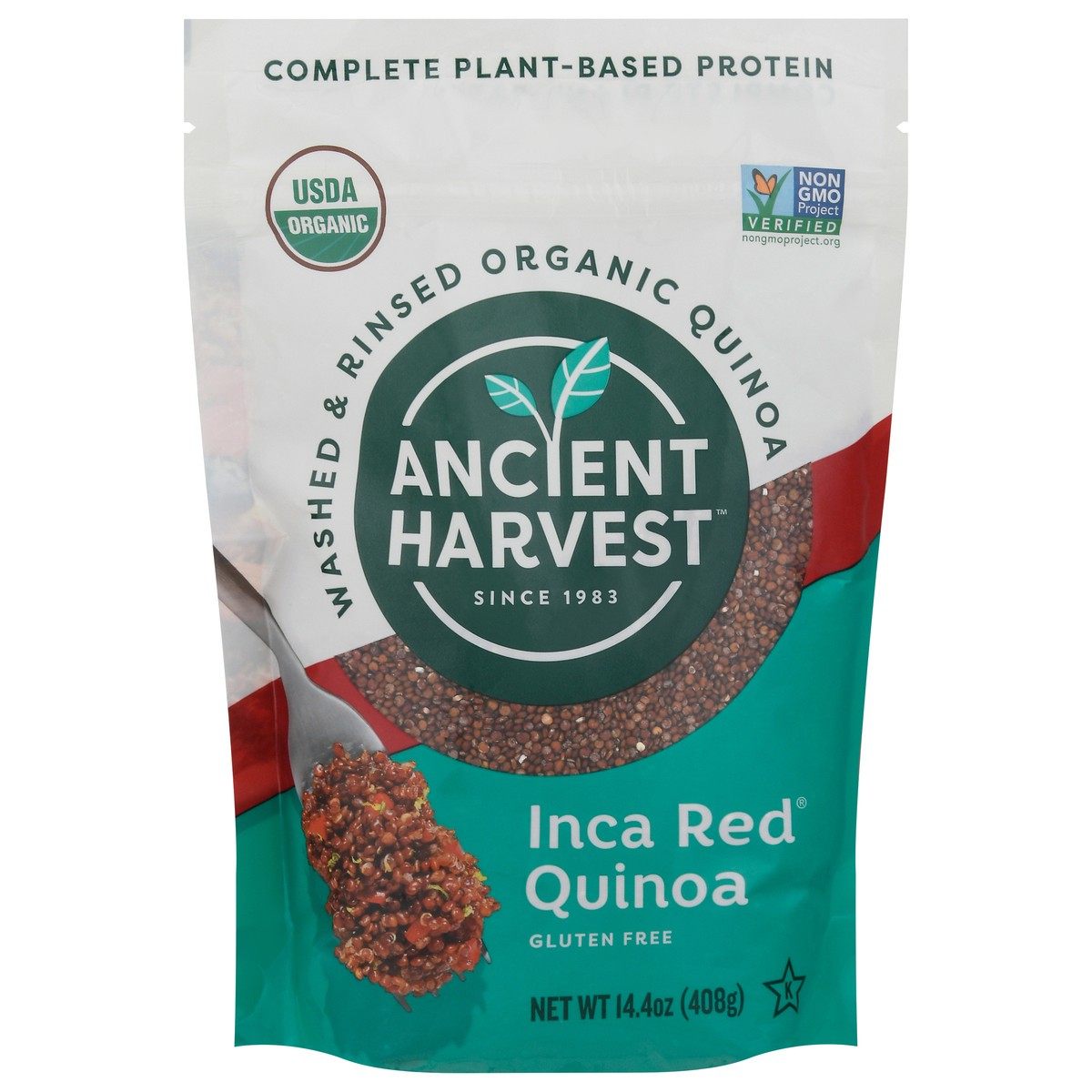 slide 1 of 16, Ancient Harvest Inca Red Quinoa 14.4 oz, 12 oz