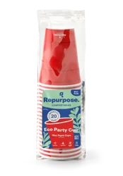 Repurpose Compostable Red Party Cups