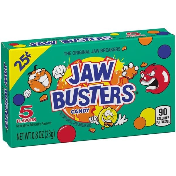 slide 1 of 1, Ferrara Candy Company Jaw Busters Candy, 23 gram