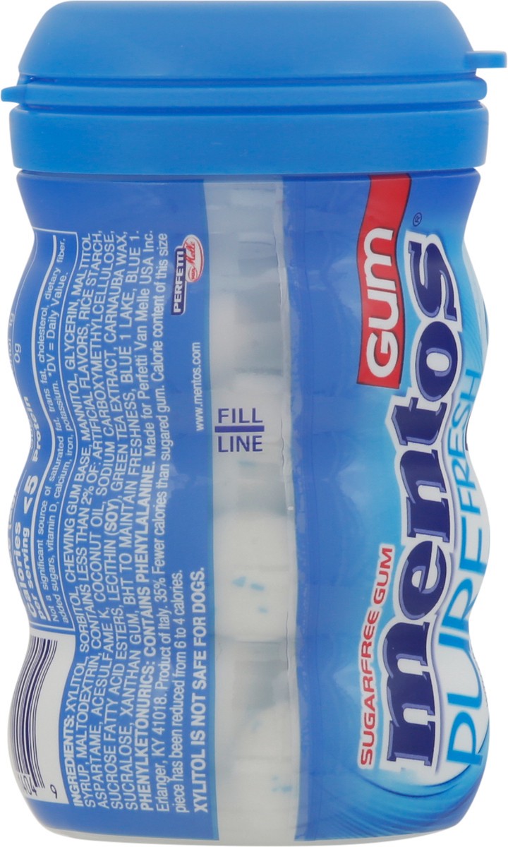 slide 2 of 9, Mentos Pure Fresh Sugarfree Fresh Mint Gum 50 Pieces, 50 ct