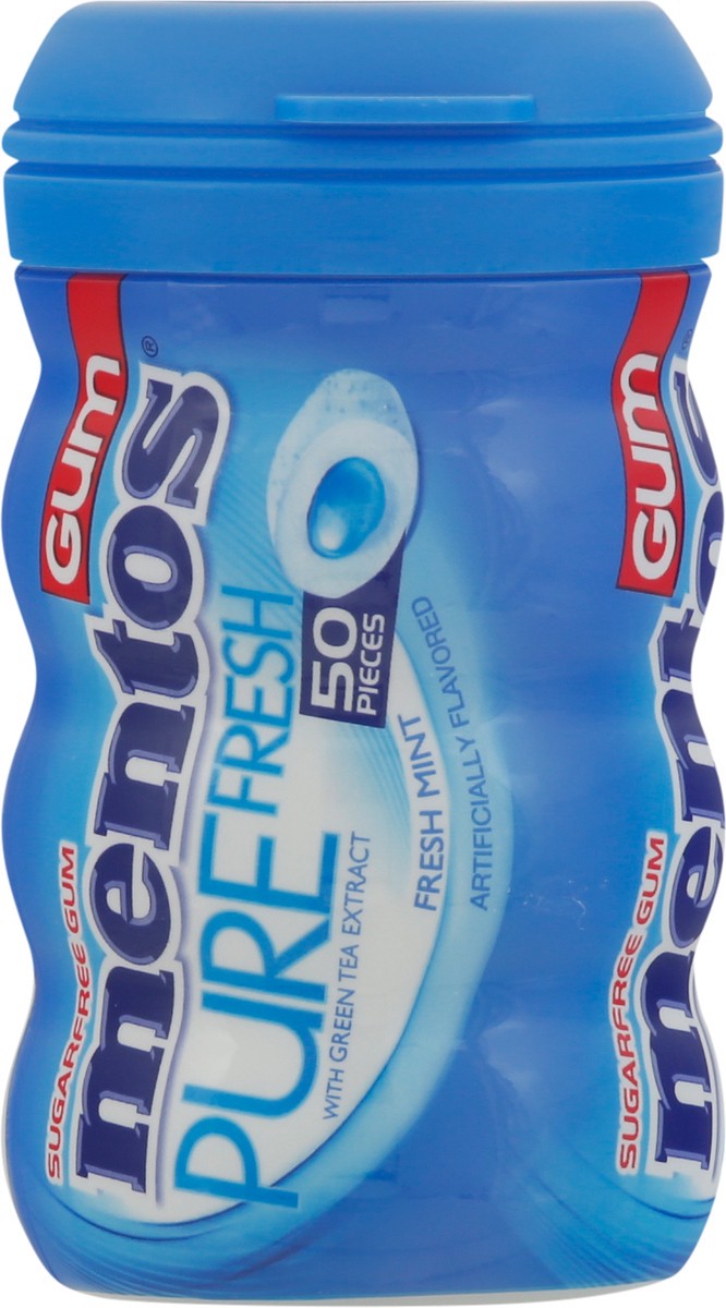 slide 7 of 9, Mentos Pure Fresh Sugarfree Fresh Mint Gum 50 Pieces, 50 ct