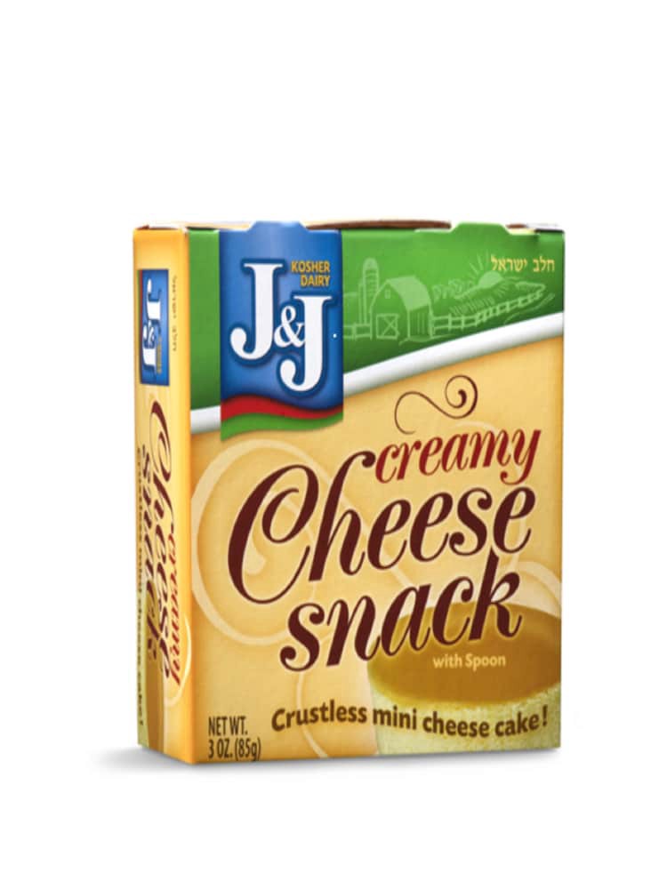 slide 1 of 1, J&J Creamy Cheese Snacks, 3 oz