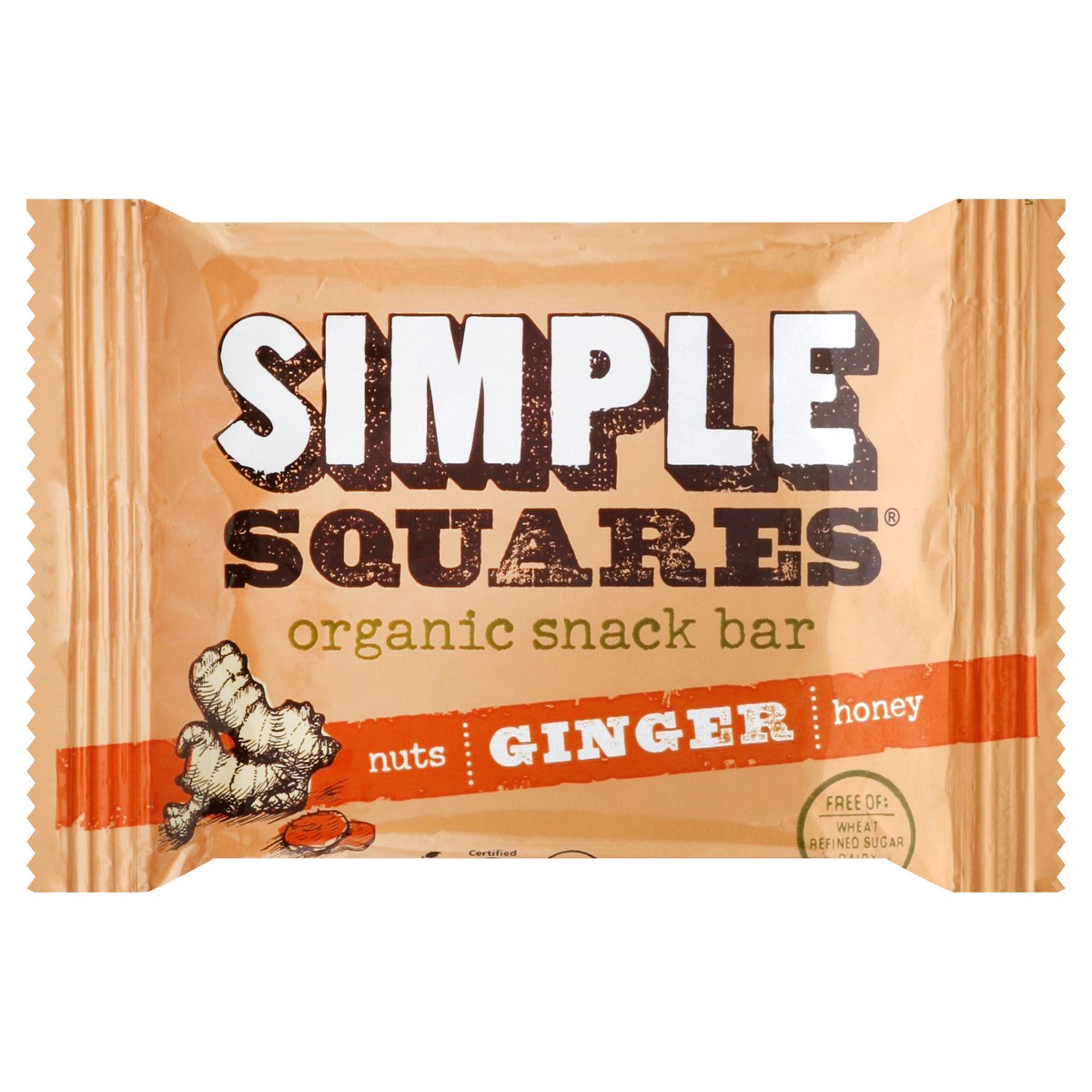 slide 4 of 6, Simple Squares Snack Bar 1.6 oz, 1.6 oz