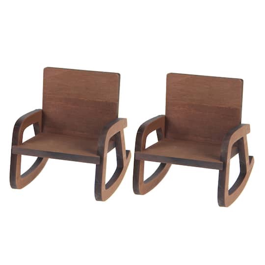 slide 1 of 2, Miniature Rocking Chairs, 2ct. By Make Market, 2 ct