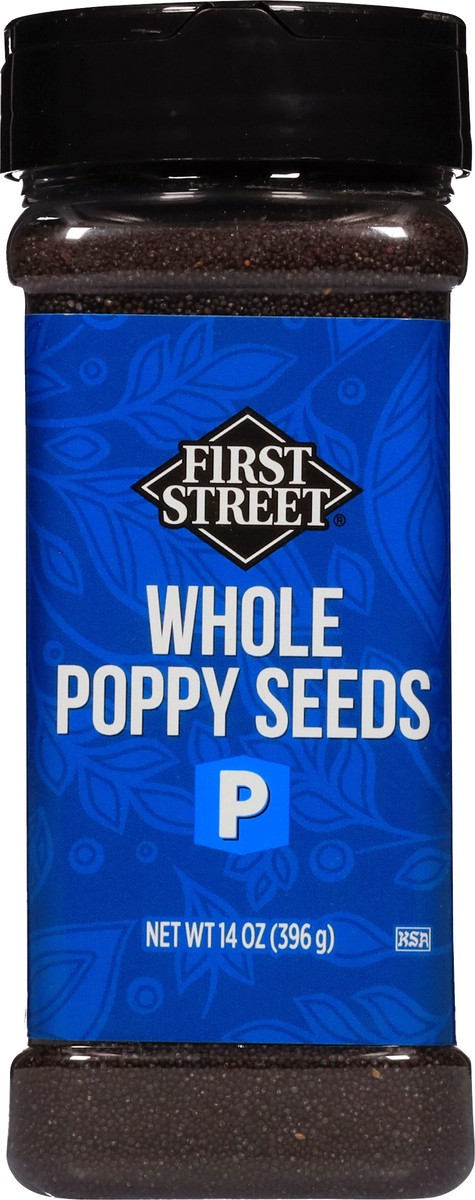 slide 3 of 14, Tradewinds/First Street Whole Poppy Seeds - 14 oz, 14 oz