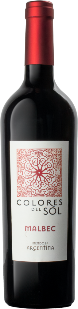 slide 2 of 2, Colores del Sol Wine Malbec Mendoza Argentina, 750 ml