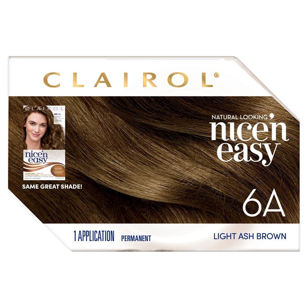 slide 2 of 7, Nice''n Easy Clairol Nice 'N Easy 6A Light Ash Brown, 1 ct