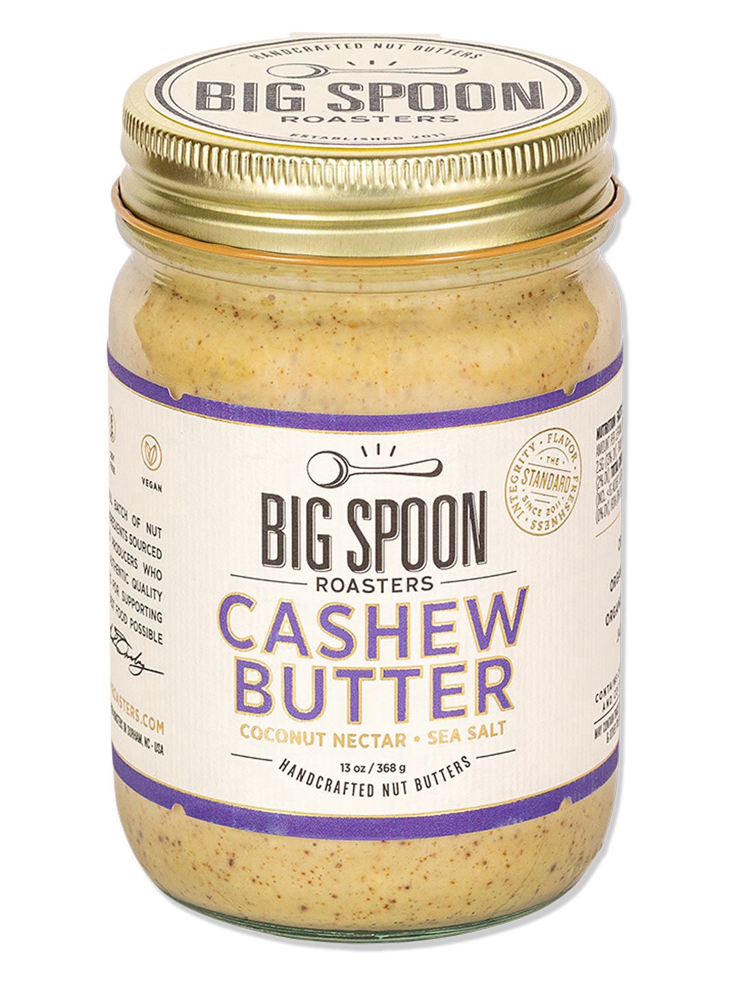 slide 1 of 1, Big Spoon Roasters Cashew Butter, 13 oz