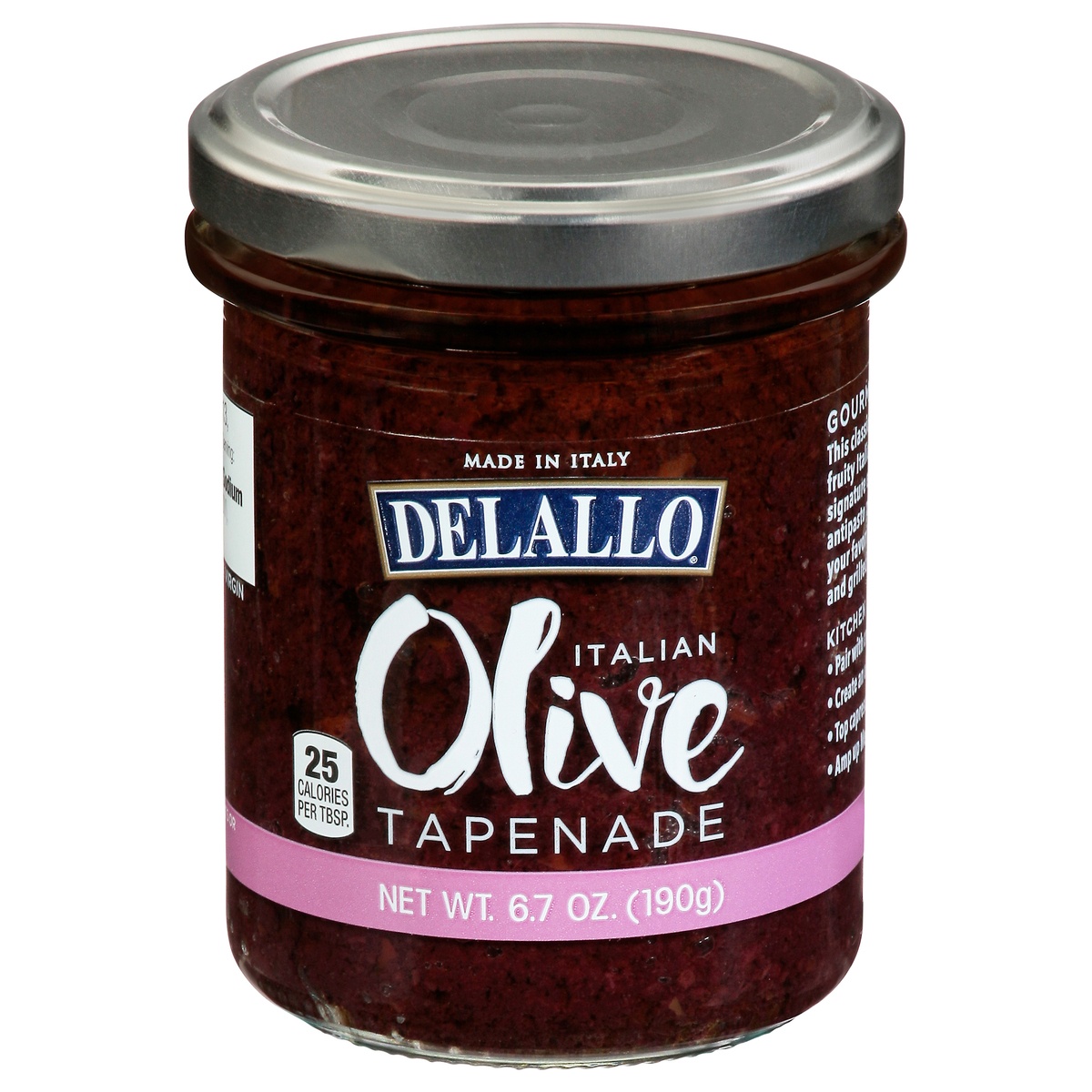 slide 1 of 1, DeLallo Italian Olive Tapenade 6.7 oz, 