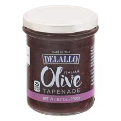DeLallo Italian Black Olive Tapenade