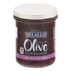 DeLallo Italian Black Olive Tapenade