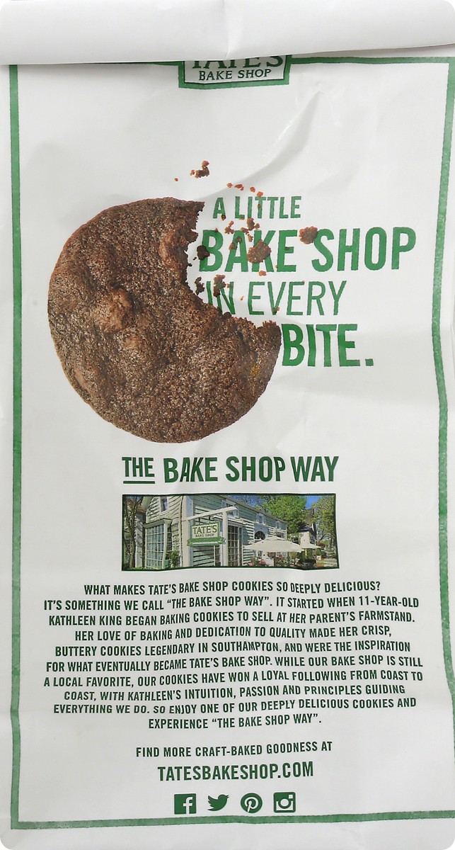 slide 9 of 13, Tate's Bake Shop Chip Cookies 7 oz, 7 oz