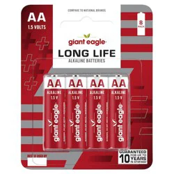 Giant Eagle Aa Alkaline Batteries