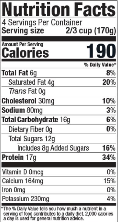 slide 3 of 3, Siggi's Wholemilk Yogurt Touch of Honey, 24 oz