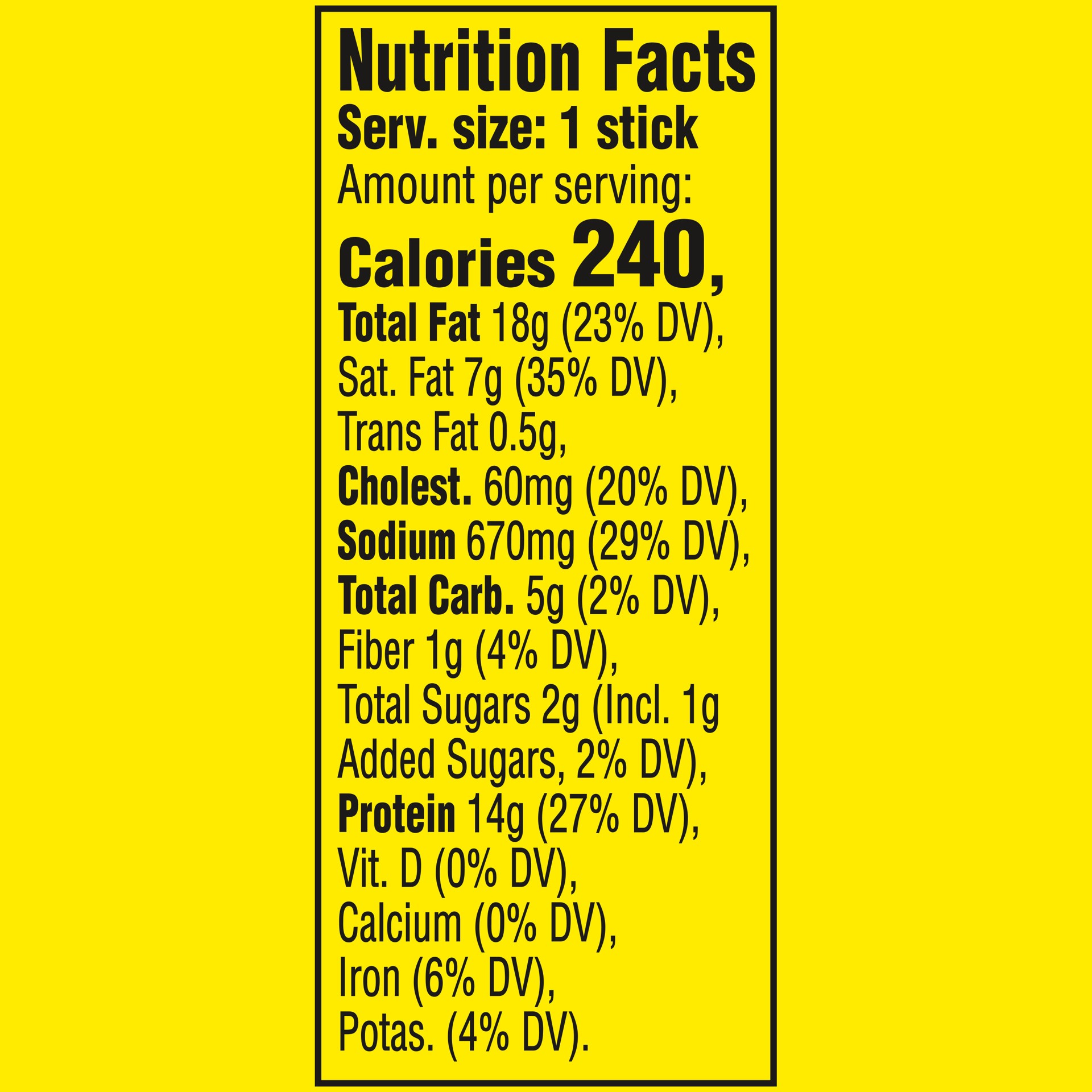 slide 4 of 5, Slim Jim Deli Style Smoked Original Snack Stick 1.8 oz, 1.8 oz