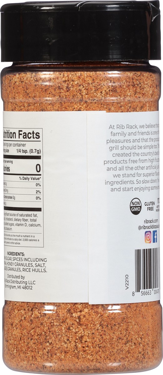 slide 4 of 9, Rib Rack Hot Honey Spice Rub, 6.5 oz