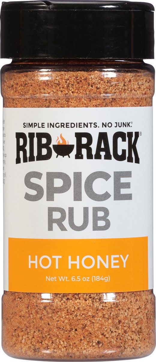 slide 9 of 9, Rib Rack Hot Honey Spice Rub, 6.5 oz
