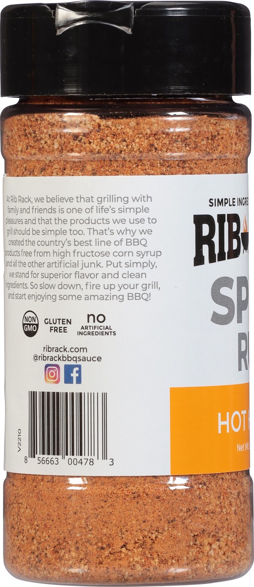 slide 7 of 9, Rib Rack Hot Honey Spice Rub, 6.5 oz