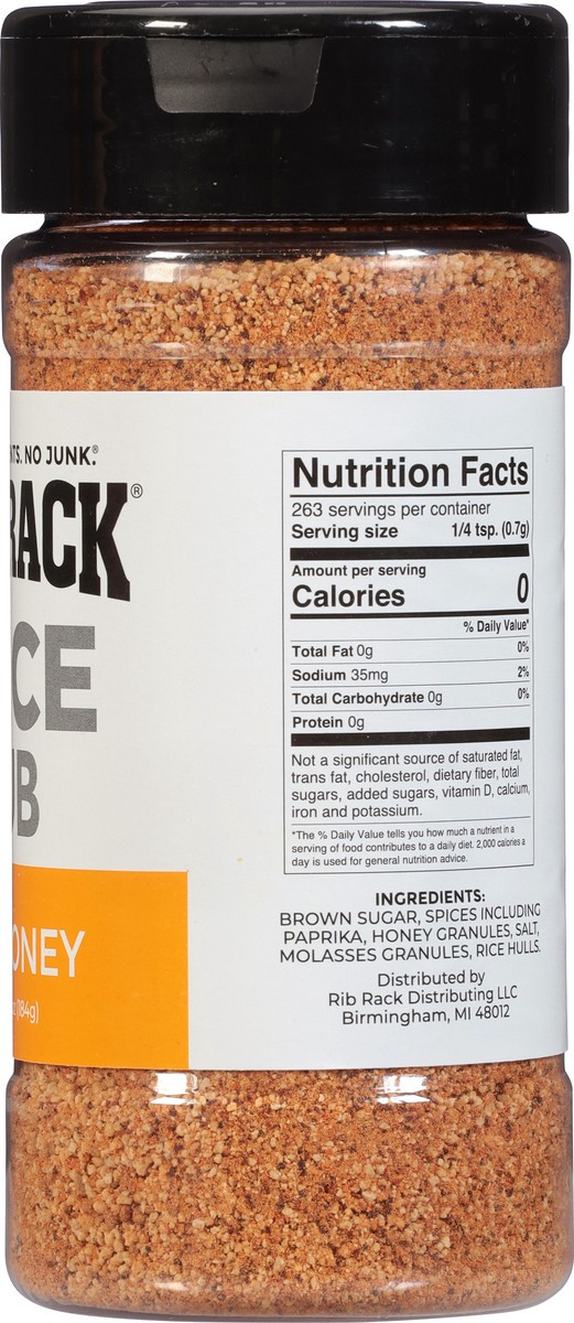 slide 2 of 9, Rib Rack Hot Honey Spice Rub, 6.5 oz