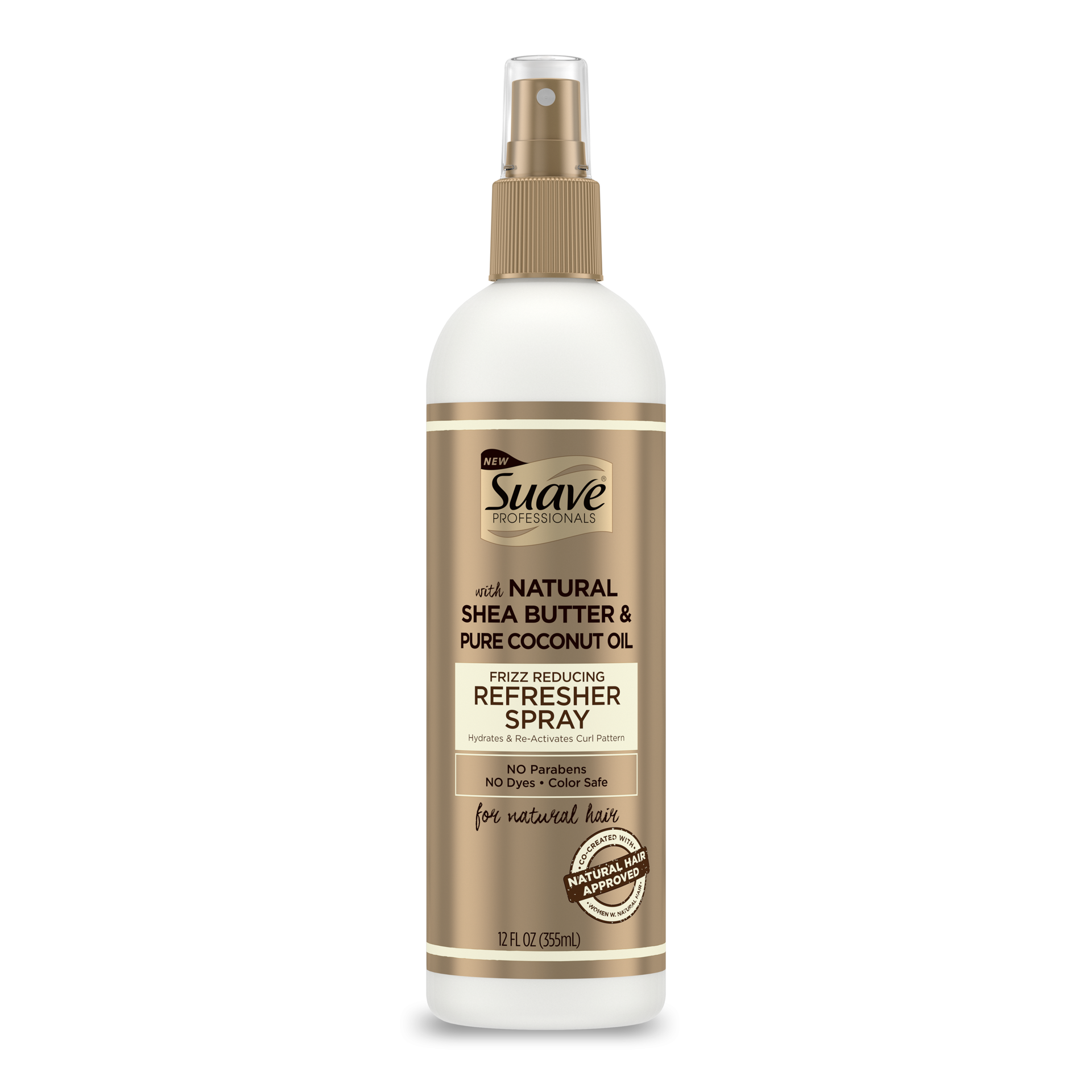 slide 3 of 4, Suave Professionals Refresher Spray W/ Shea Butter & Coconut Oil, 12 oz, 12 oz