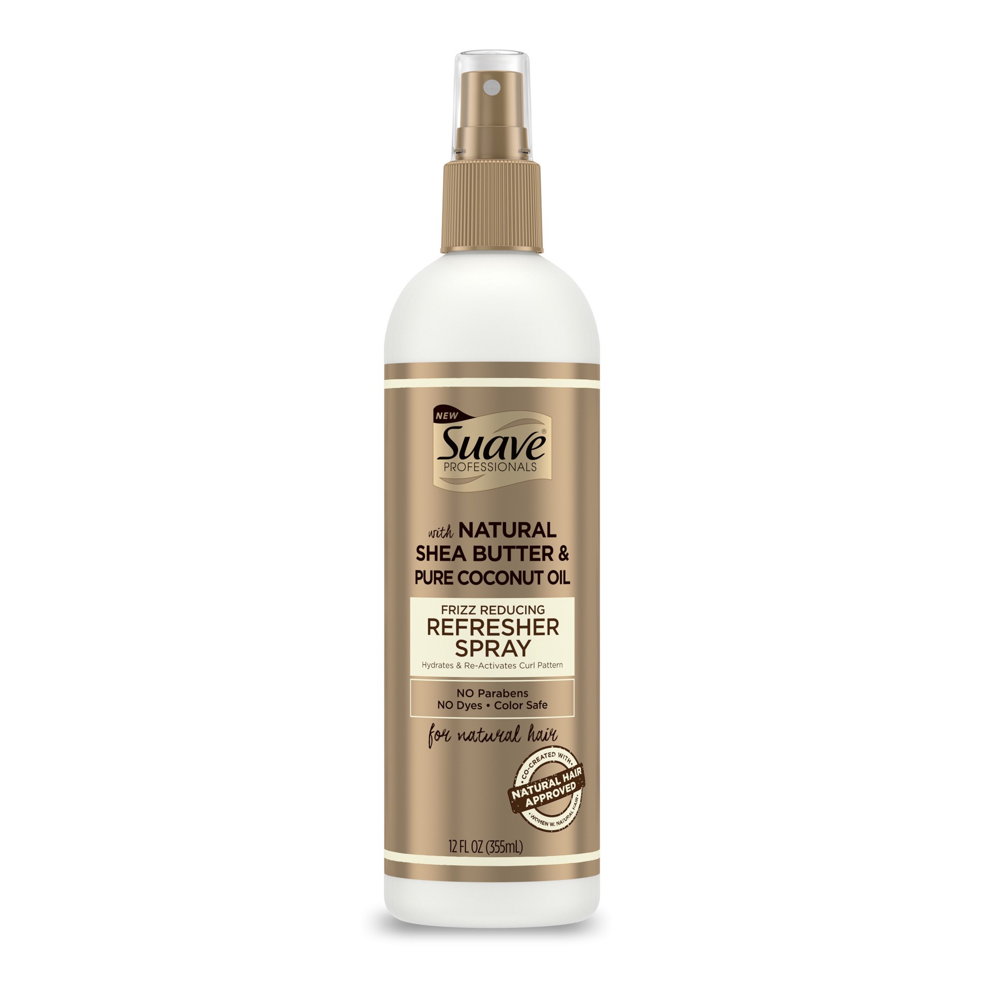 slide 1 of 4, Suave Professionals Refresher Spray W/ Shea Butter & Coconut Oil, 12 oz, 12 oz