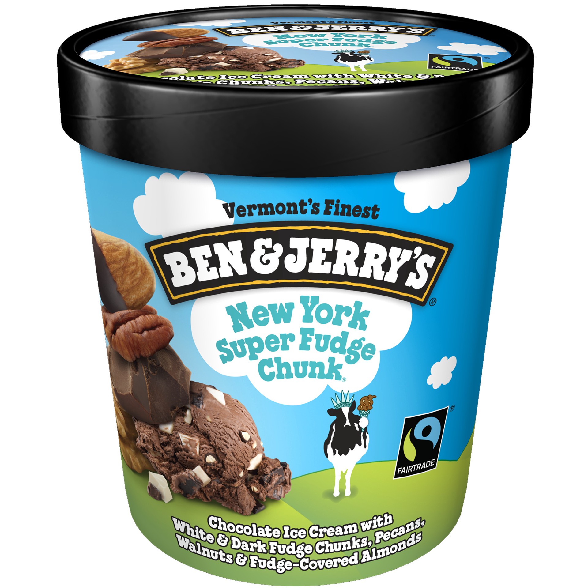 slide 1 of 2, Ben & Jerry's Ice Cream New York Super Fudge Chunk, 16 oz, 16 oz