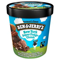 Ben & Jerry''s Ice Cream New York Super Fudge Chunk, 16 oz