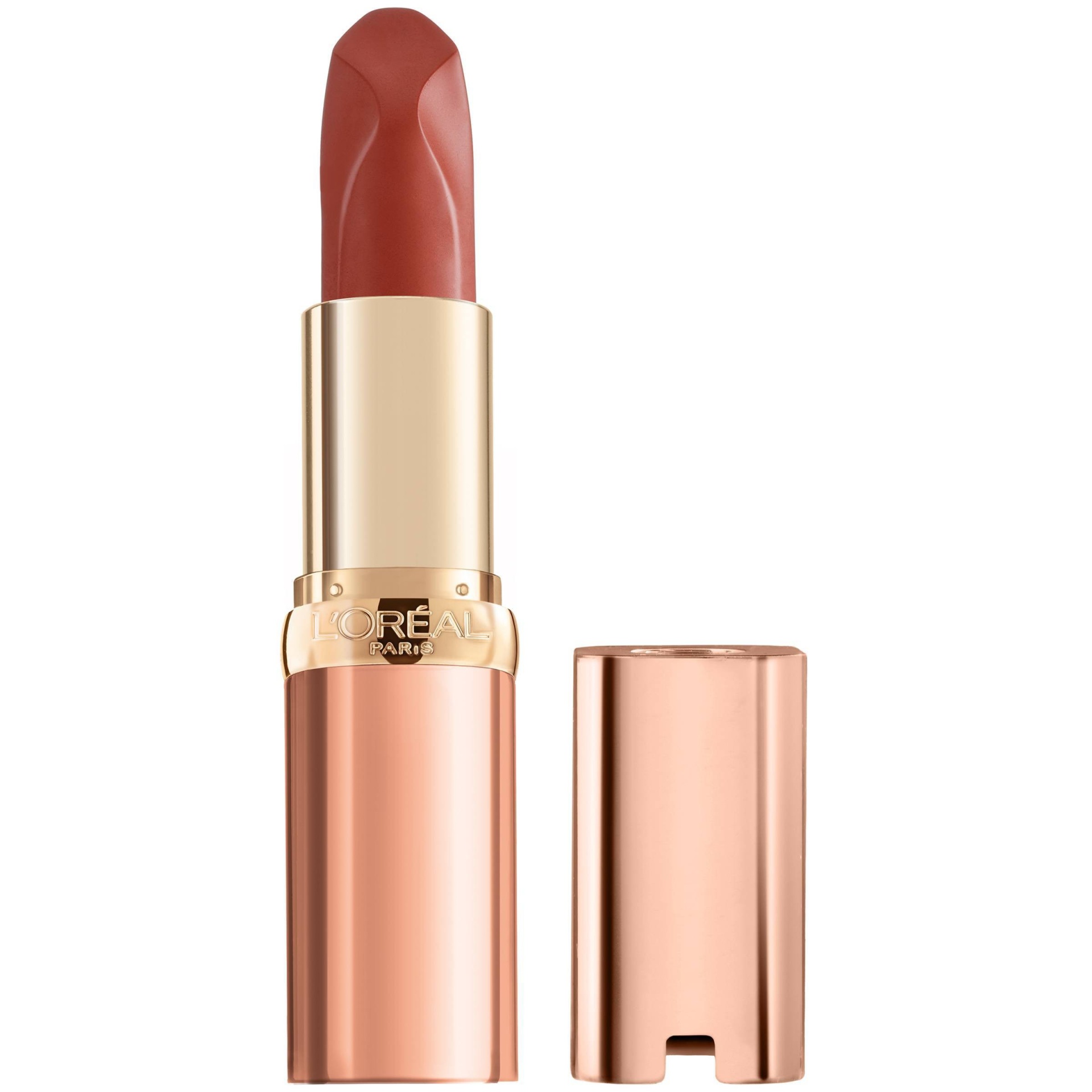 slide 1 of 1, L'Oréal Colour Riche Les Nus Intense Lipstick, Intensely Pigmented, Nu Decadent, 0.13 oz