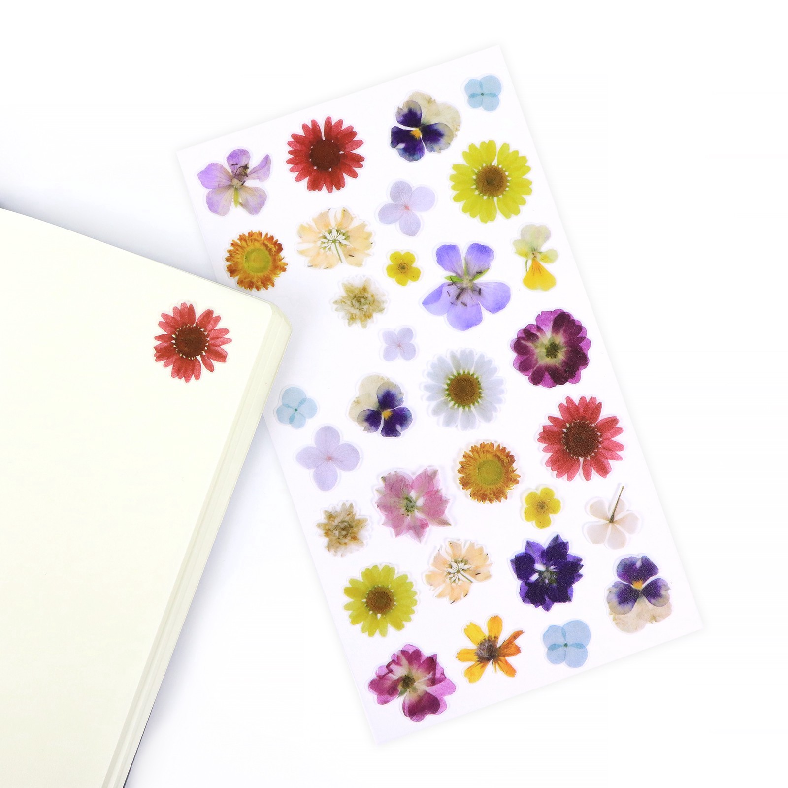 slide 3 of 4, Dried Flower Stickers By Recollections, 3.875 in x 7 in