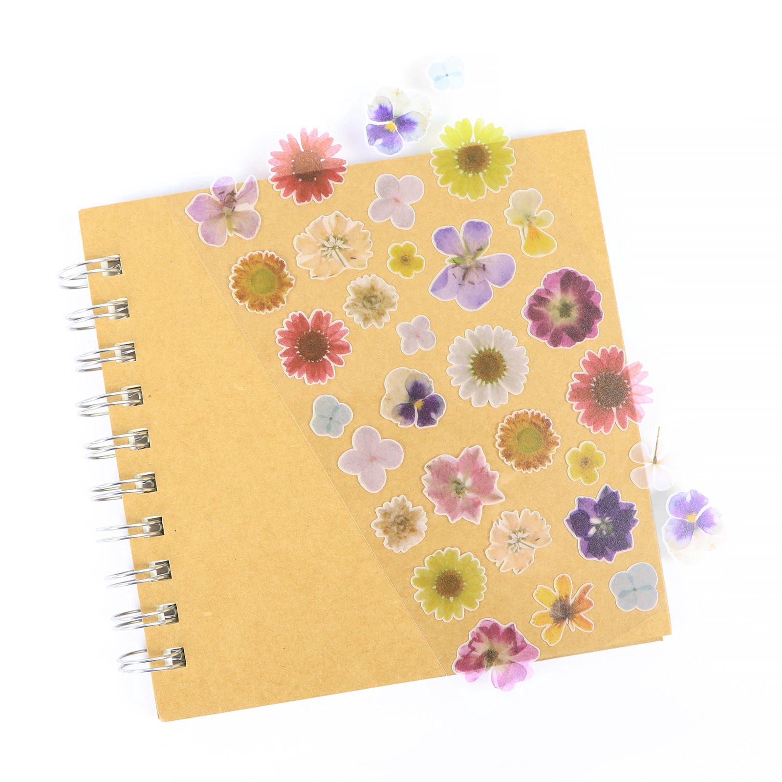 slide 2 of 4, Dried Flower Stickers By Recollections, 3.875 in x 7 in