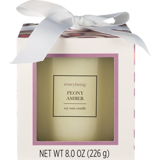 slide 1 of 1, SNAP Everybeing Candle 8Oz Peony, 1 ct
