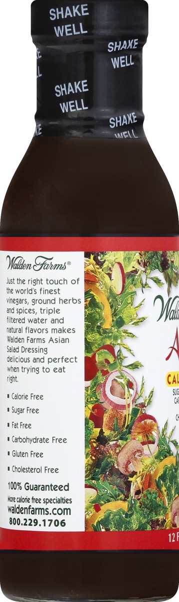 slide 6 of 6, Walden Farms Asian Dressing & Marinade, 12 fl oz