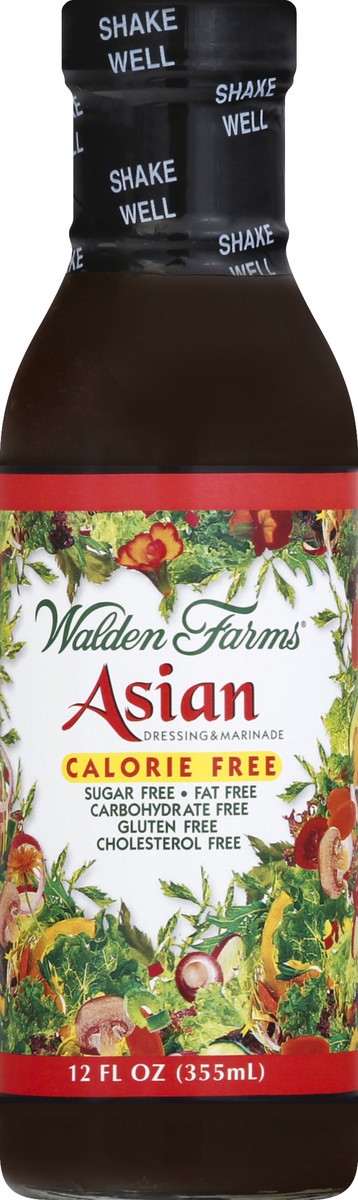 slide 3 of 6, Walden Farms Asian Dressing & Marinade, 12 fl oz
