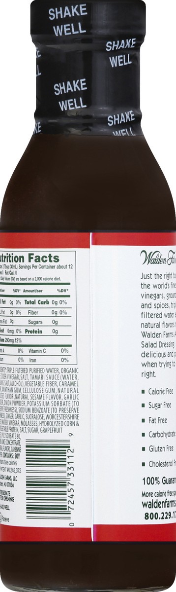 slide 4 of 6, Walden Farms Asian Dressing & Marinade, 12 fl oz