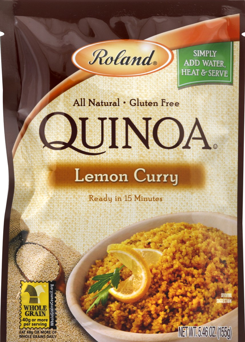 slide 2 of 2, Roland Quinoa Lemon Curry, 5.5 oz