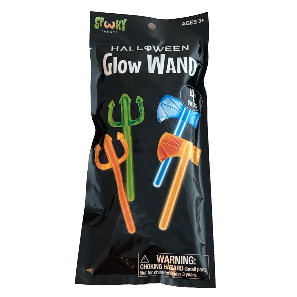 slide 1 of 1, Halloween Glow Wand 4 Pack - Assorted, 4 ct