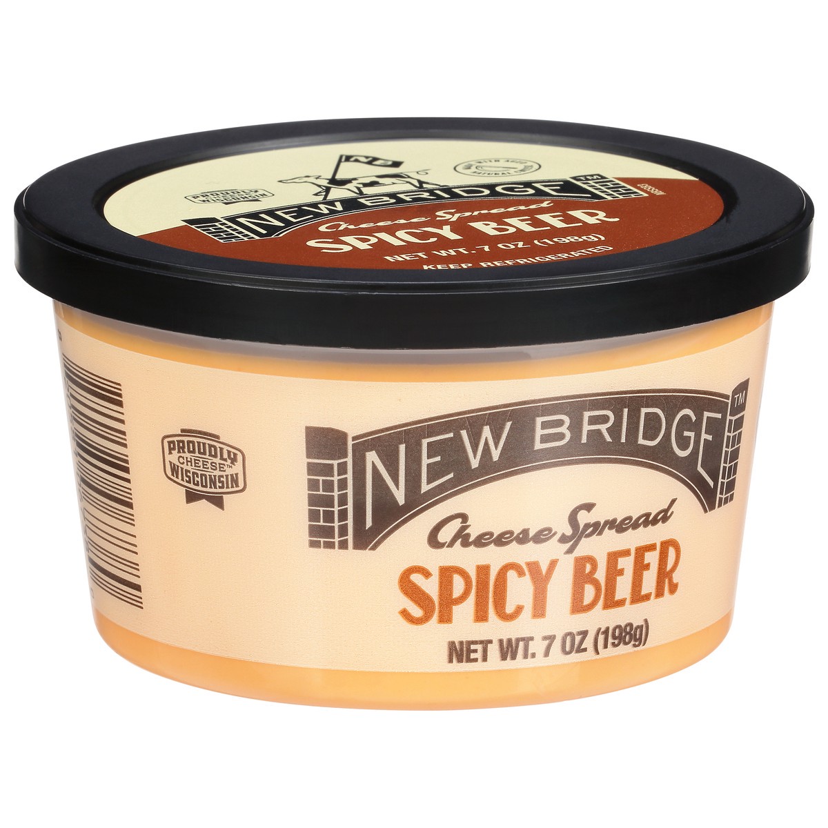 slide 6 of 9, New Bridge Cheese Spread, 7 oz