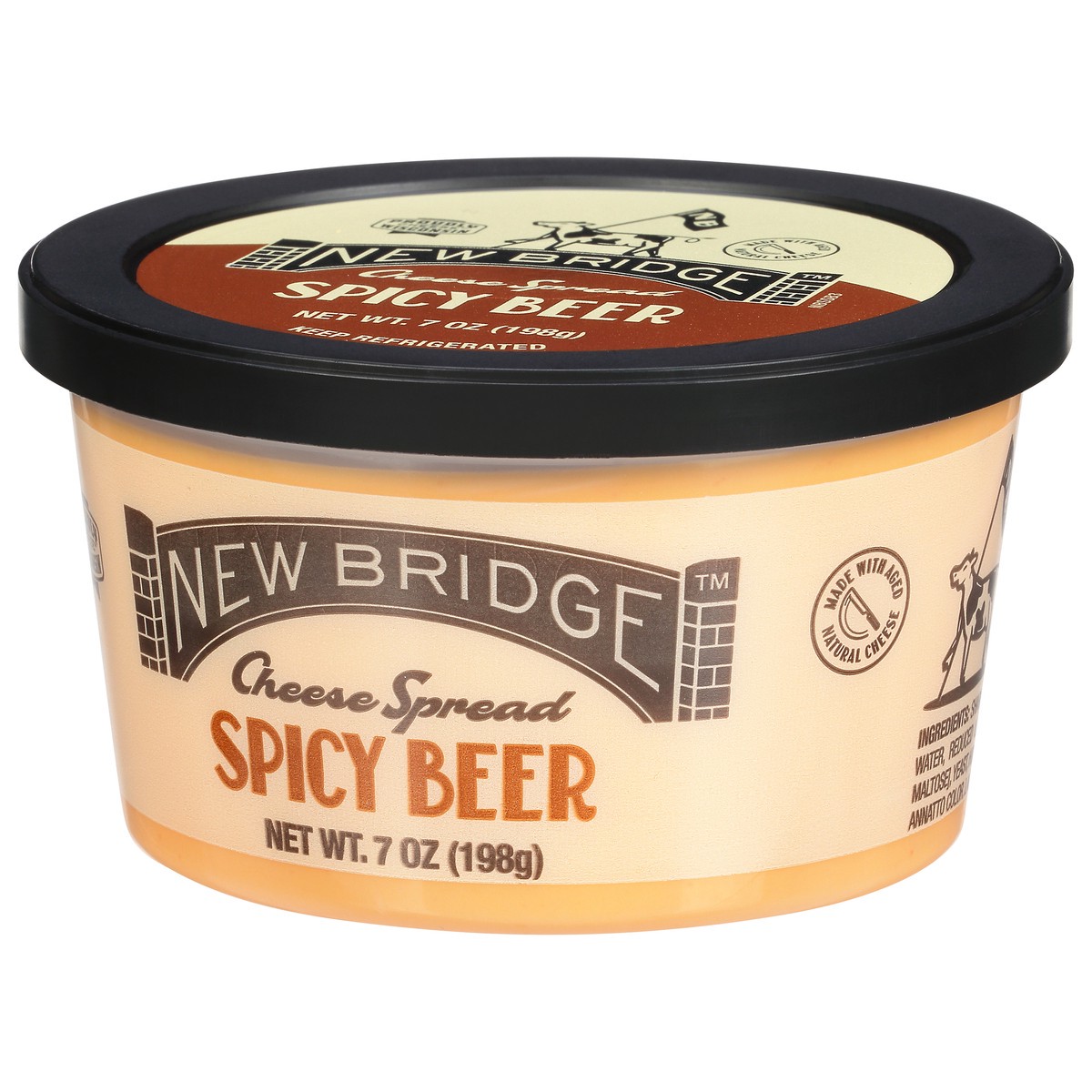 slide 3 of 9, New Bridge Cheese Spread, 7 oz