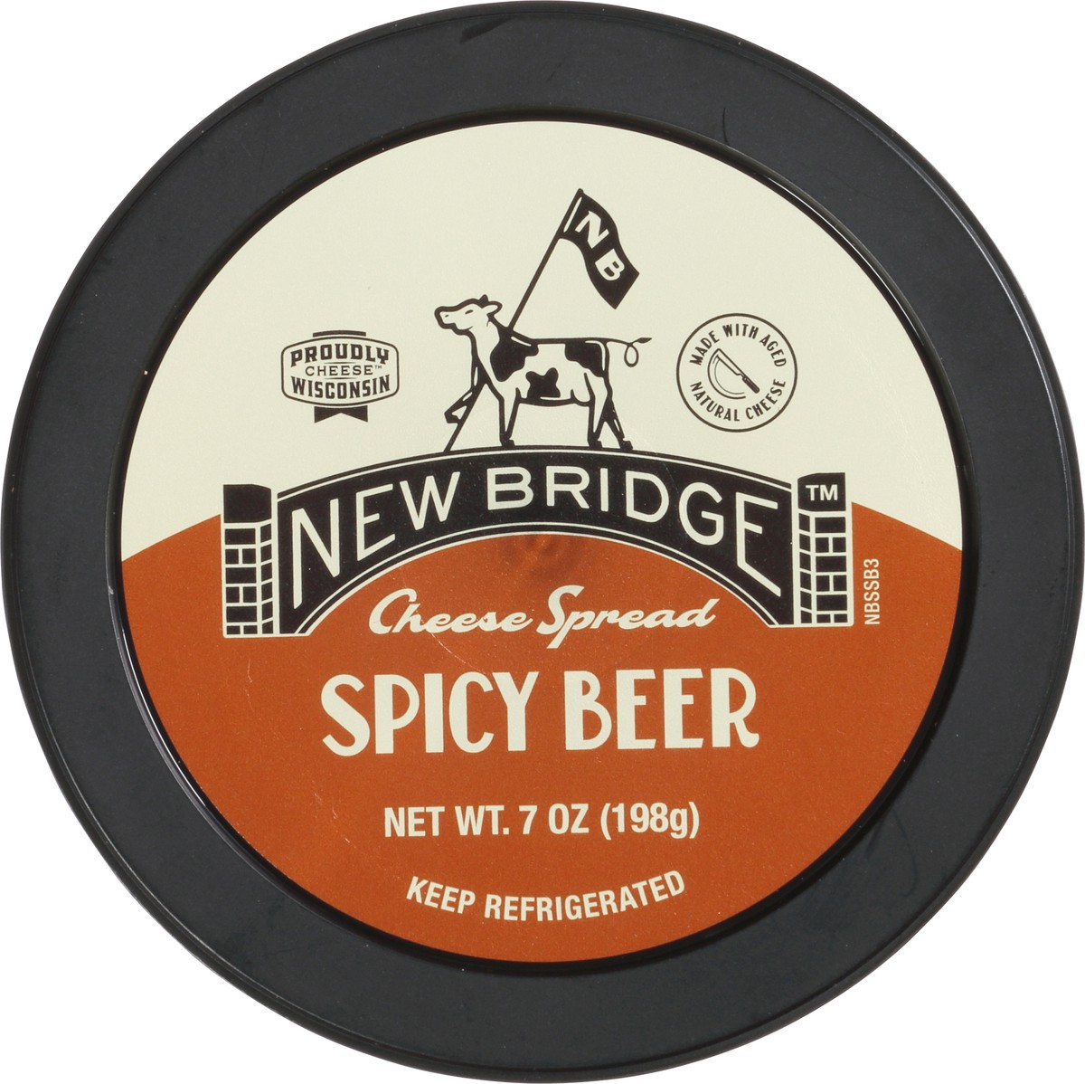 slide 9 of 9, New Bridge Cheese Spread, 7 oz