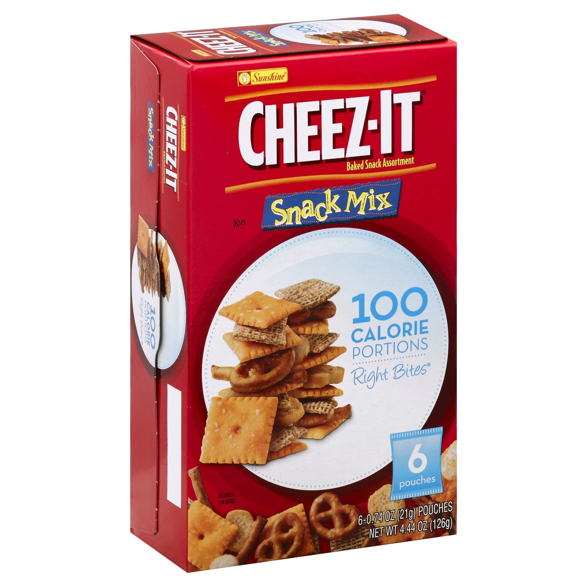 slide 1 of 1, Cheez-It Snack Mix 6 ea, 6 ct