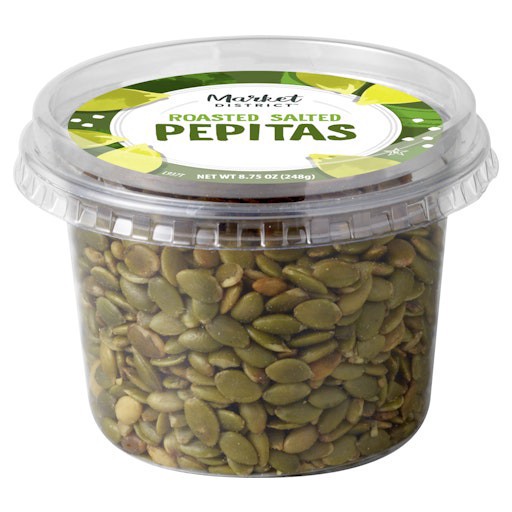 slide 1 of 1, Market District Roasted Salted Pepitas, 8.75 oz