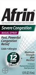 Afrin Severe Congestion With Menthol
