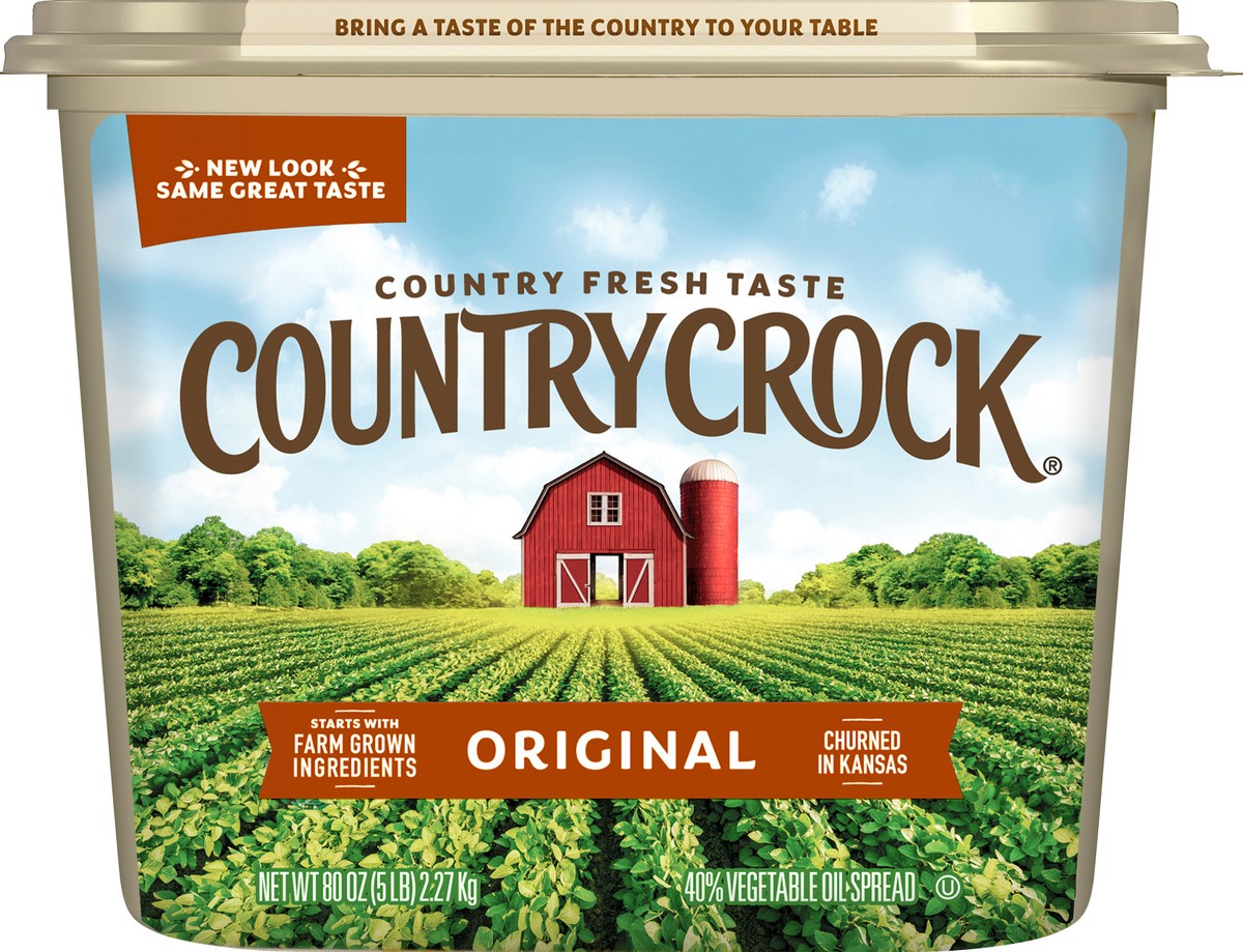 slide 7 of 12, Country Crock Original Vegetable Oil Spread 80 oz, 80 oz