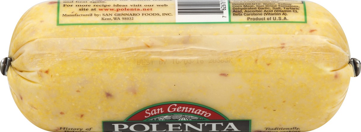 slide 3 of 5, San Gennaro Polenta 18 oz, 18 oz