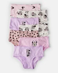 Carter's Toddler Girl 7-Pack Disney Minnie Mouse Brief Underwear, Size 2-3