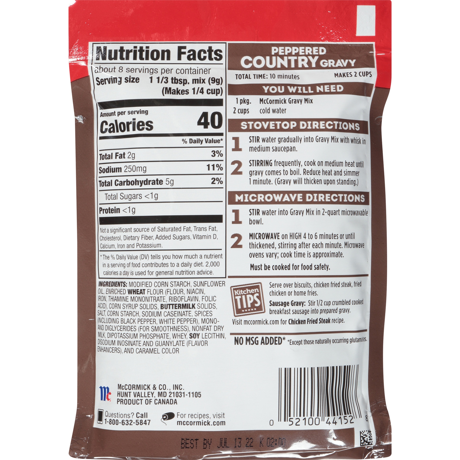 McCormick Peppered Country Gravy Mix 2 64 Oz Shipt mccormick-peppered-country-gravy-mix-2-64-oz-shipt